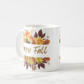 Mug Musique de café d'automne (Devant gauche)