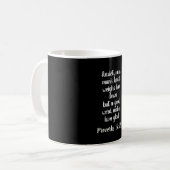 Mug Musique de café de la Bible (Devant gauche)