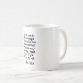 Mug Musique de café de la Bible (Devant droit)