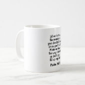 Mug Musique de café de la Bible (Devant gauche)