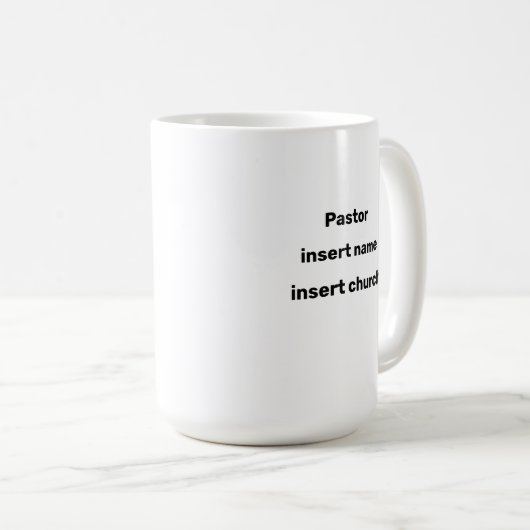 Mug Musique de café pasteur (Devant droit)