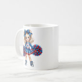 Mug Musique de café pom-pom girl (Devant gauche)
