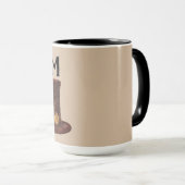 MUG MUSIQUE DE CAFÉ STEAMPUNK MOM (Devant droit)