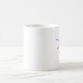 Mug Musique de caféine violette (Centre)