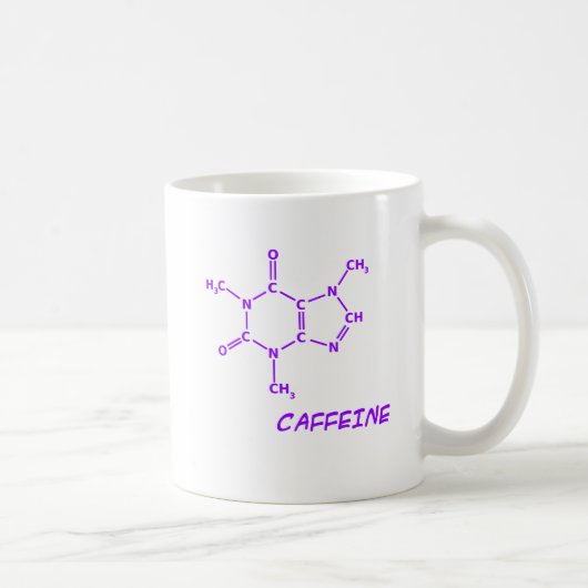 Mug Musique de caféine violette (Droite)