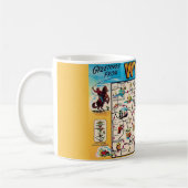 Mug Musique de carte du Wyoming vintage (Gauche)
