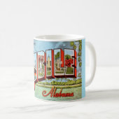 Mug Musique de carte postale Retro Mobile Alabama (Devant droit)