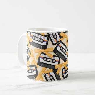 Mug Musique de cassette rétro des années 70 80 90