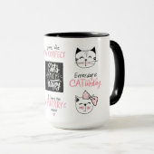 Mug Musique de chat (Devant droit)