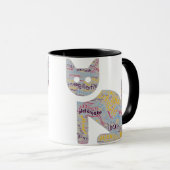 Mug Musique de chat (Devant droit)