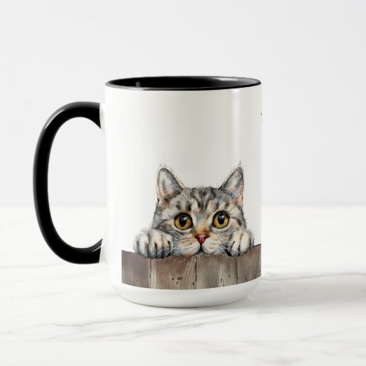 Mug Musique de chat à air court américain (Gauche)