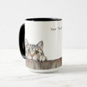 Mug Musique de chat à air court américain (Devant gauche)