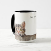 Mug Musique de chat à queue noire américaine (Devant gauche)