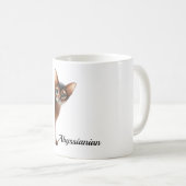 Mug Musique de chat abyssienne (Devant droit)
