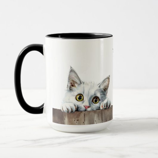 Mug Musique de chat Angora turque (Gauche)