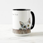 Mug Musique de chat Angora turque (Devant droit)