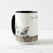 Mug Musique de chat Angora turque (Devant gauche)