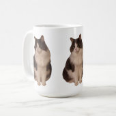 Mug Musique de chat de la forêt norvégienne (Devant gauche)