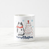 Mug Musique de chat de Noël (Centre)