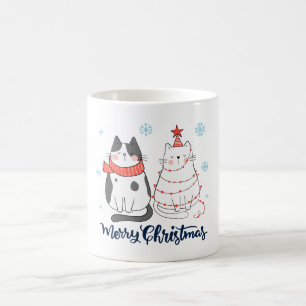 Mug Musique de chat de Noël