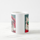 Mug Musique de chat de Noël (Centre)