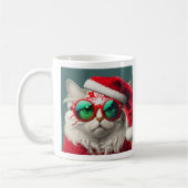 Mug Musique de chat de Noël (Gauche)