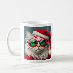 Mug Musique de chat de Noël