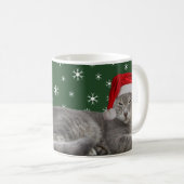 Mug Musique de chat de Noël (Devant droit)