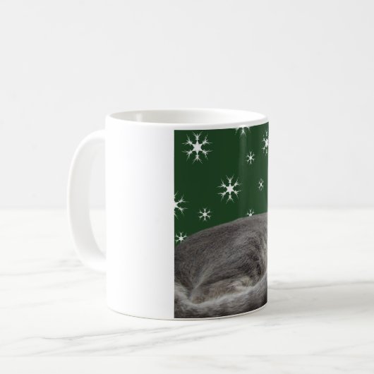 Mug Musique de chat de Noël (Devant gauche)