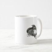 Mug Musique de chat gris (Devant droit)