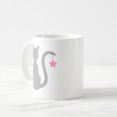 Mug Musique de chat gris (Devant gauche)