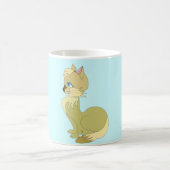 Mug Musique de chat jaune bleu (Centre)