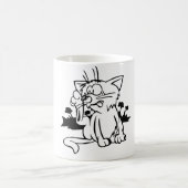 Mug Musique de chat noir et blanc (Centre)