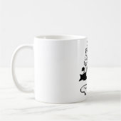 Mug Musique de chat noir et blanc (Gauche)