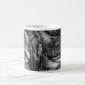 Mug Musique de chat noir et blanc (Centre)