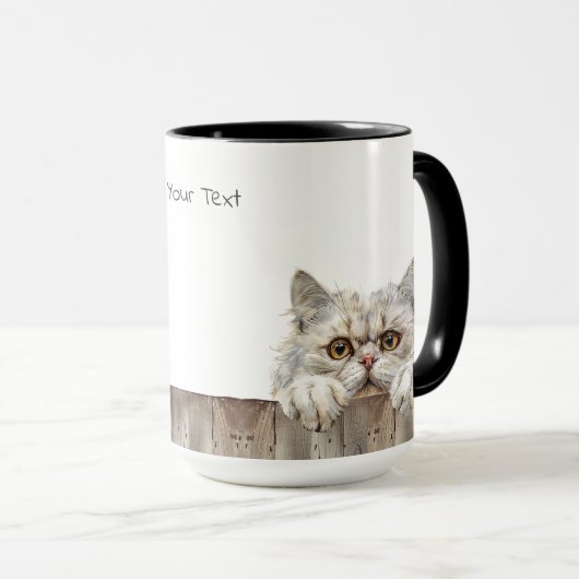 Mug Musique de chat perse (Devant droit)