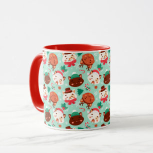 Mug Musique de chats d'hiver