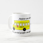 Mug Musique de chauffeur de bus scolaire (Devant gauche)