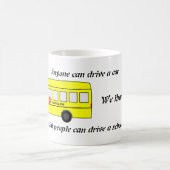 Mug Musique de chauffeur de bus scolaire (Centre)