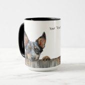 Mug Musique de chien de bétail australienne (Devant gauche)