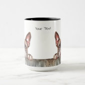 Mug Musique de chien de Boston Terrier (Centre)