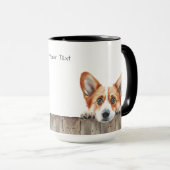 Mug Musique de Chien de Corgi (Devant droit)