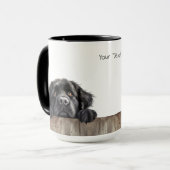 Mug Musique de chien de Terre-Neuve (Devant gauche)