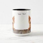 Mug Musique de chien de Terrier australien (Centre)