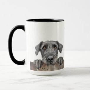 Mug Musique de chien irlandais Wolfhound