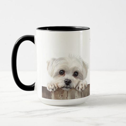 Mug Musique de chien maltaise (Gauche)