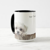 Mug Musique de chien maltaise (Devant gauche)