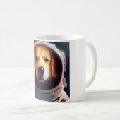 Mug Musique de chien spatial (Devant droit)