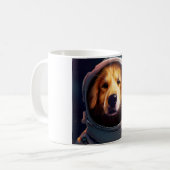 Mug Musique de chien spatial (Devant gauche)