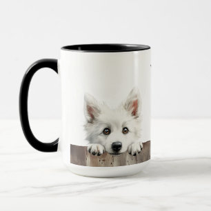 Mug Musique de chien spitz japonais